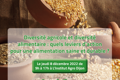 Diversité agricole et diversité alimentaire : quels leviers d’action pour une alimentation saine et durable ?